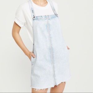 Abercrombie Denim Overall Mini Dress! EUC!